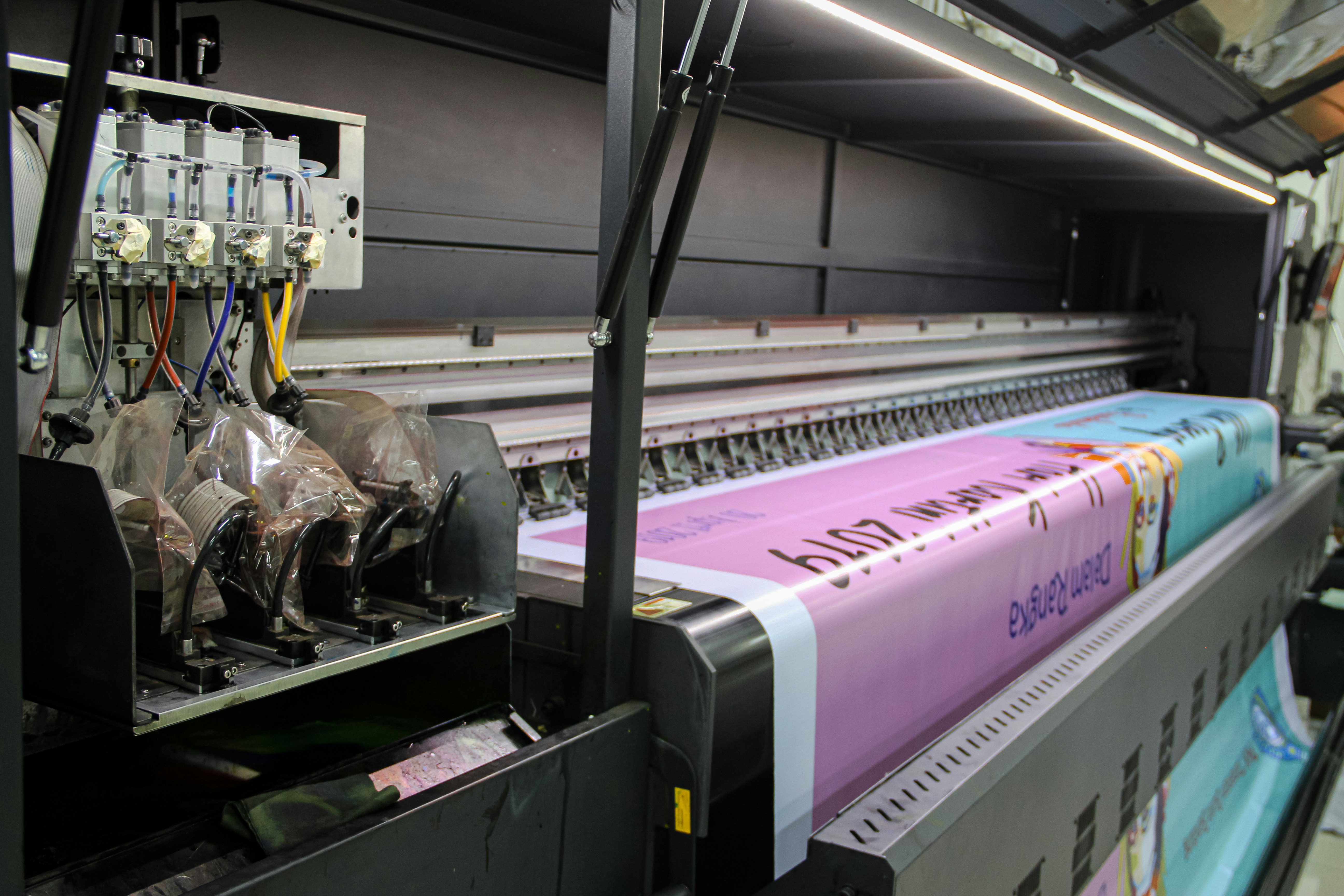 Large-format printing sample