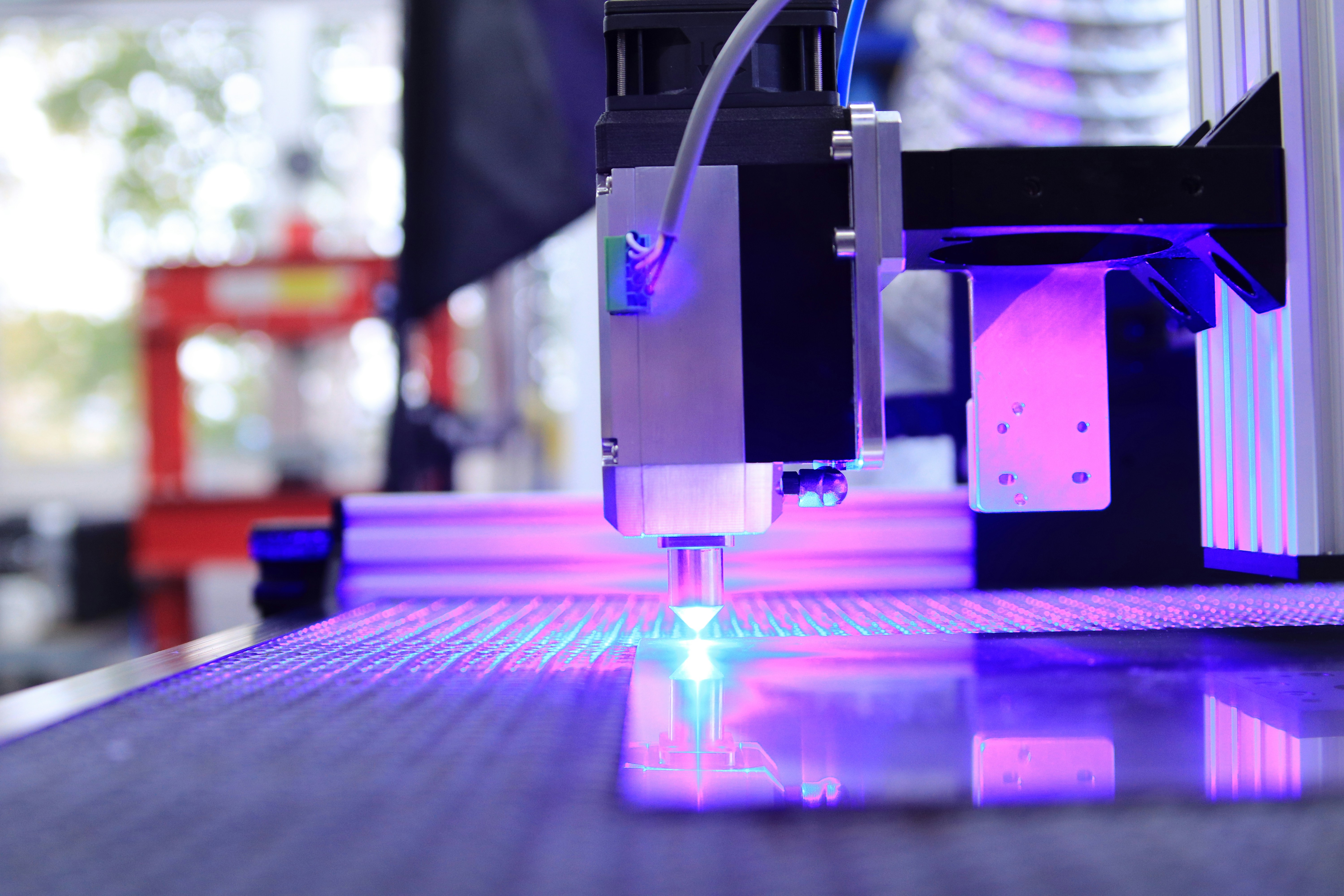 UV and laser work sample